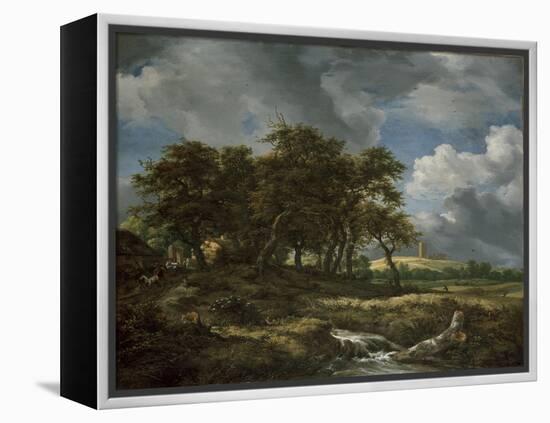 Landscape Near Muiderberg, Early 1650s-Jacob van Ruisdael-Framed Premier Image Canvas