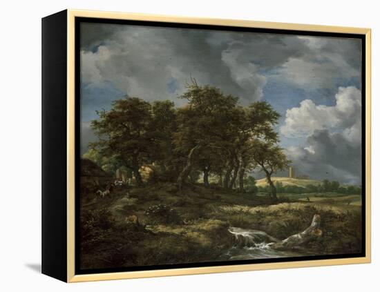 Landscape Near Muiderberg, Early 1650s-Jacob van Ruisdael-Framed Premier Image Canvas