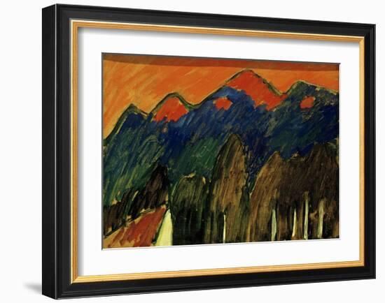 Landscape near Murnau-Alexej Von Jawlensky-Framed Giclee Print