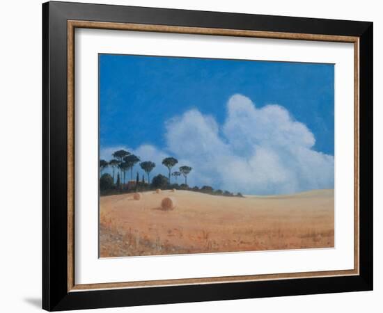 Landscape Near Paganico, 2012-Lincoln Seligman-Framed Giclee Print