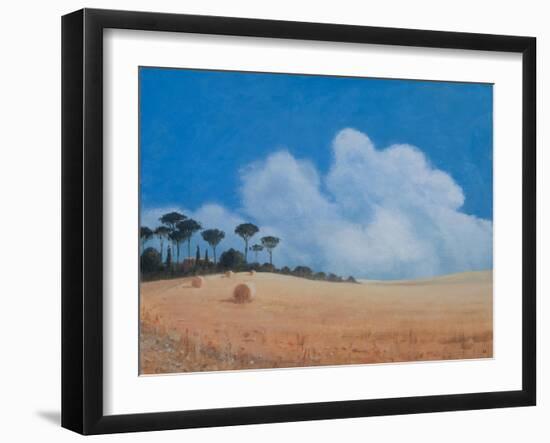 Landscape Near Paganico, 2012-Lincoln Seligman-Framed Giclee Print