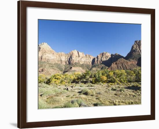 Landscape Near Zion National Park, Utah, United States of America, North America-Robert Harding-Framed Photographic Print