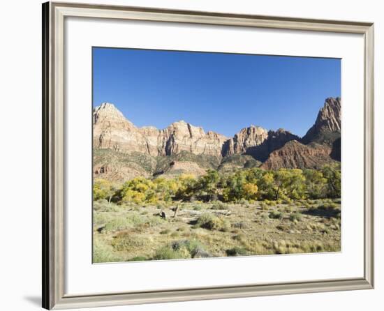 Landscape Near Zion National Park, Utah, United States of America, North America-Robert Harding-Framed Photographic Print