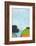 Landscape No. 87-Jan Weiss-Framed Art Print