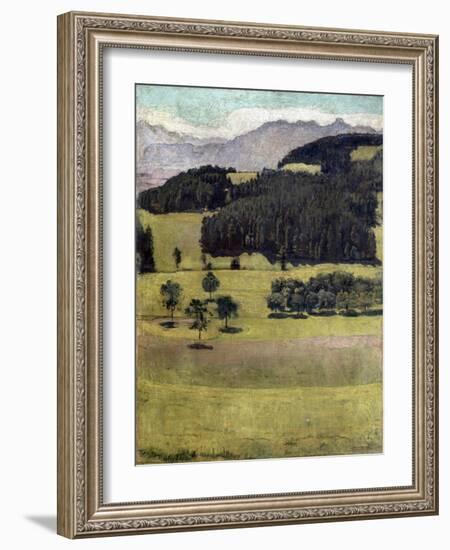 Landscape, Oaks at Stockhorn, 1898-Ferdinand Hodler-Framed Giclee Print