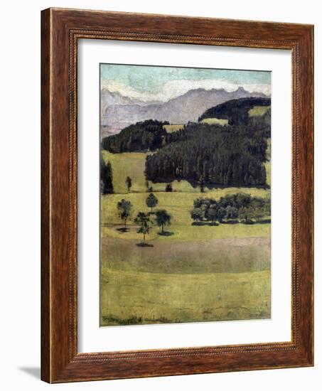 Landscape, Oaks at Stockhorn, 1898-Ferdinand Hodler-Framed Giclee Print