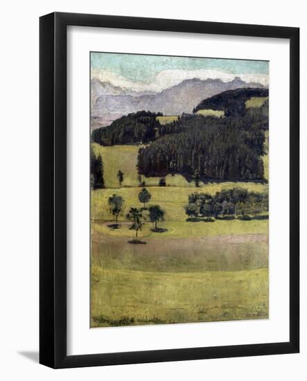 Landscape, Oaks at Stockhorn, 1898-Ferdinand Hodler-Framed Giclee Print