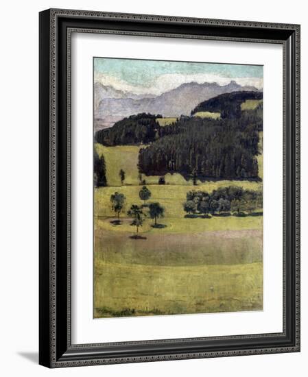 Landscape, Oaks at Stockhorn, 1898-Ferdinand Hodler-Framed Giclee Print