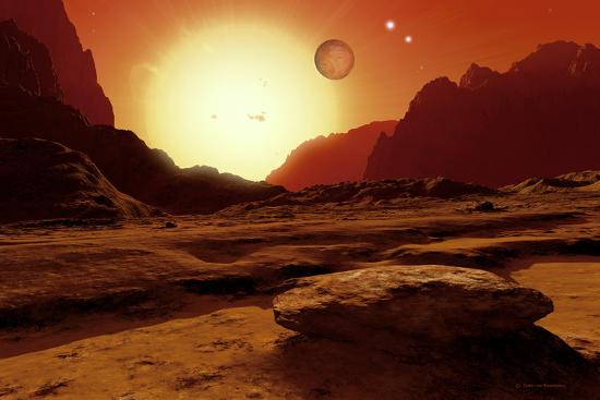 Landscape Of An Alien World Artwork Photographic Print Detlev Van Ravenswaay Art Com