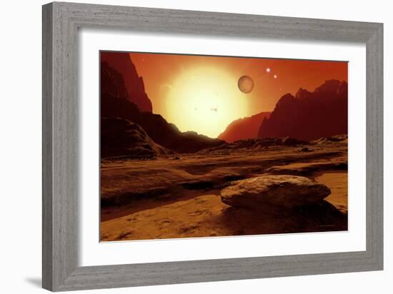 Landscape of An Alien World, Artwork-Detlev Van Ravenswaay-Framed Photographic Print