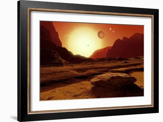 Landscape of An Alien World, Artwork-Detlev Van Ravenswaay-Framed Photographic Print