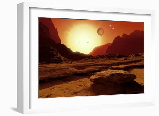 Landscape of An Alien World, Artwork-Detlev Van Ravenswaay-Framed Photographic Print