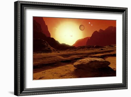 Landscape of An Alien World, Artwork-Detlev Van Ravenswaay-Framed Photographic Print