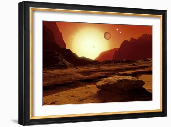 Landscape of An Alien World, Artwork-Detlev Van Ravenswaay-Framed Photographic Print