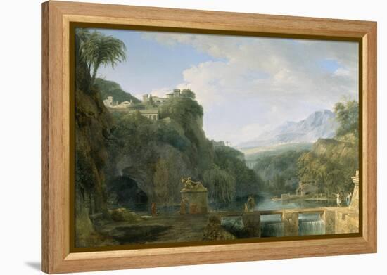 Landscape of Ancient Greece, 1786-Pierre Henri de Valenciennes-Framed Premier Image Canvas