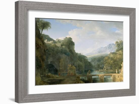 Landscape of Ancient Greece, 1786-Pierre Henri de Valenciennes-Framed Giclee Print