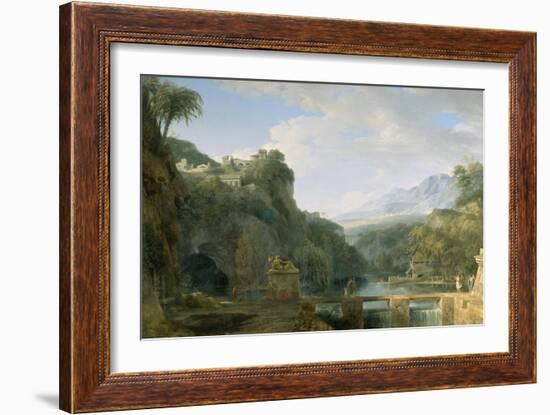 Landscape of Ancient Greece, 1786-Pierre Henri de Valenciennes-Framed Giclee Print