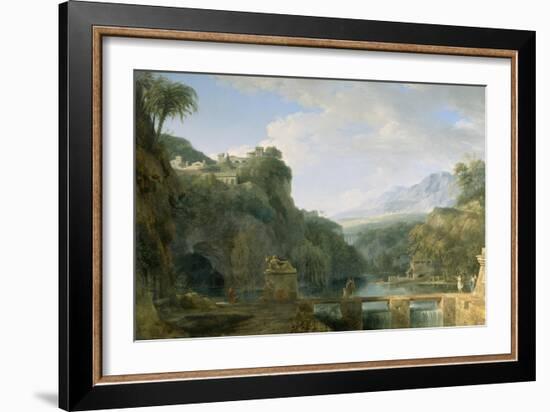 Landscape of Ancient Greece, 1786-Pierre Henri de Valenciennes-Framed Giclee Print