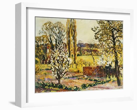 Landscape of Choisel; Paysage De Choisel, C.1914 (Oil on Canvas)-Louis Valtat-Framed Giclee Print