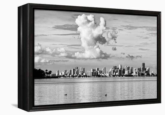 Landscape of Downtown Miami - Florida - USA-Philippe Hugonnard-Framed Premier Image Canvas