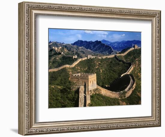 Landscape of Great Wall, Jinshanling, China-Keren Su-Framed Photographic Print