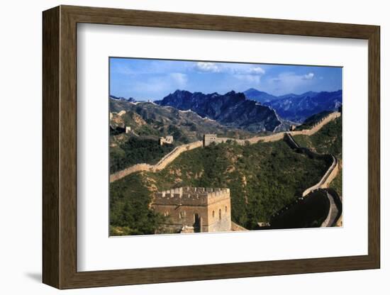 Landscape of Great Wall, Jinshanling, China-Keren Su-Framed Photographic Print