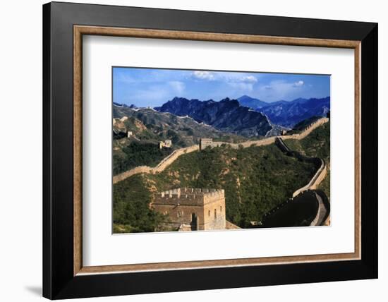 Landscape of Great Wall, Jinshanling, China-Keren Su-Framed Photographic Print