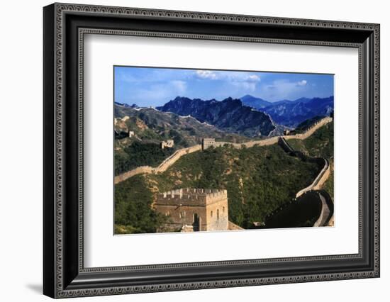 Landscape of Great Wall, Jinshanling, China-Keren Su-Framed Photographic Print