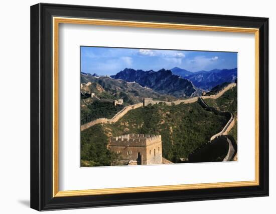 Landscape of Great Wall, Jinshanling, China-Keren Su-Framed Photographic Print