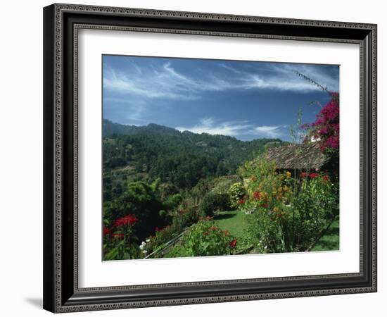 Landscape of Hills at Chichicastenango in Guatemala, Central America-Strachan James-Framed Photographic Print