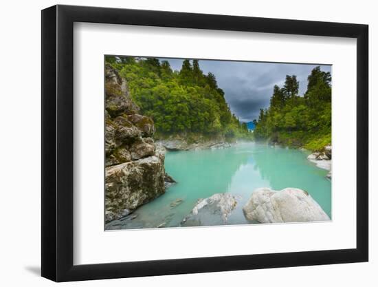 Landscape of Hokitika Gorge at South Island New Zealand-Lab_Photo-Framed Photographic Print