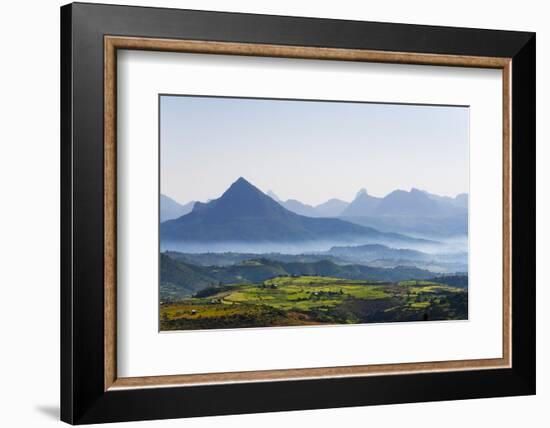 Landscape of mountain, between Aksum and Mekele, Ethiopia-Keren Su-Framed Photographic Print