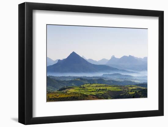 Landscape of mountain, between Aksum and Mekele, Ethiopia-Keren Su-Framed Photographic Print