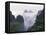 Landscape of Mt. Huangshan (Yellow Mountain) in Mist, China-Keren Su-Framed Premier Image Canvas