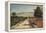 Landscape of Provence. View of Saint-Saturnin-Les-Apt-Paul Camille Guigou-Framed Premier Image Canvas