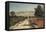 Landscape of Provence. View of Saint-Saturnin-Les-Apt-Paul Camille Guigou-Framed Premier Image Canvas