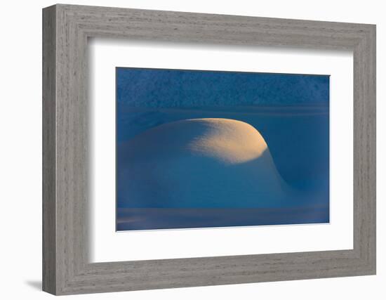 Landscape of snow mound at sunset, Haines, Alaska, USA-Keren Su-Framed Photographic Print