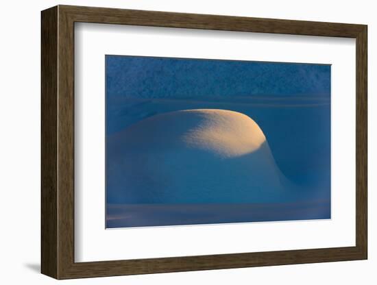 Landscape of snow mound at sunset, Haines, Alaska, USA-Keren Su-Framed Photographic Print