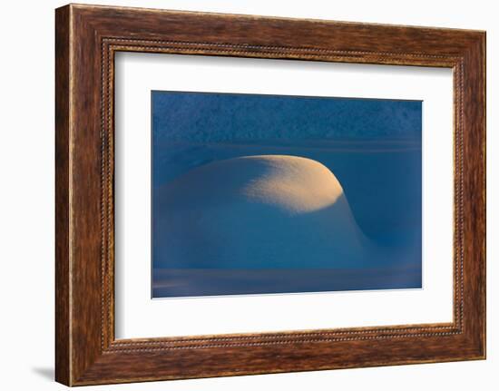 Landscape of snow mound at sunset, Haines, Alaska, USA-Keren Su-Framed Photographic Print