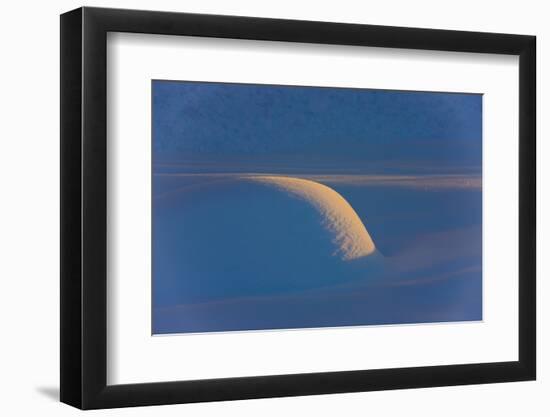 Landscape of snow mound at sunset, Haines, Alaska, USA-Keren Su-Framed Photographic Print