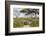 Landscape of the African Savanna with Safari Vehicle, Tanzania-James Heupel-Framed Photographic Print