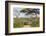 Landscape of the African Savanna with Safari Vehicle, Tanzania-James Heupel-Framed Photographic Print