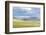 Landscape of the green Mongolian steppe under a gloomy sky, Ovorkhangai province, Mongolia, Central-Francesco Vaninetti-Framed Photographic Print