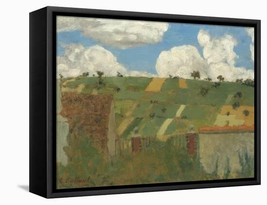 Landscape of the Ile-De-France, 1894-Edouard Vuillard-Framed Stretched Canvas