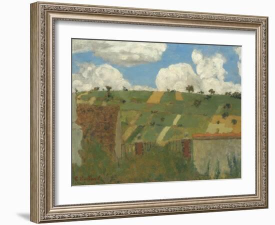 Landscape of the Ile-De-France, 1894-Edouard Vuillard-Framed Art Print