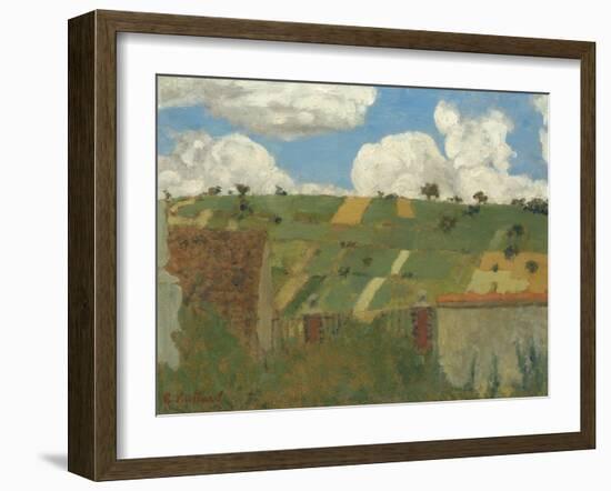 Landscape of the Ile-De-France, 1894-Edouard Vuillard-Framed Art Print