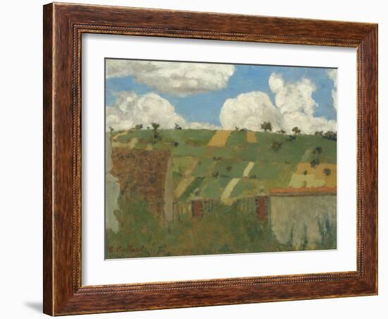 Landscape of the Ile-De-France, 1894-Edouard Vuillard-Framed Art Print