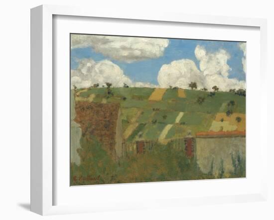 Landscape of the Ile-De-France, 1894-Edouard Vuillard-Framed Art Print