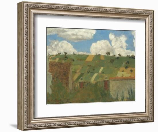 Landscape of the Ile-De-France, 1894-Edouard Vuillard-Framed Art Print