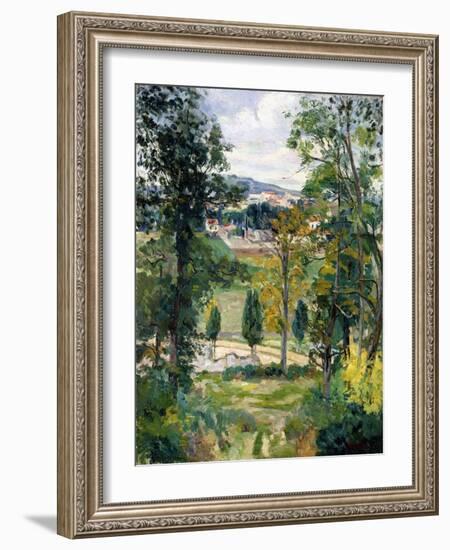 Landscape of the Ile De France, C.1879-Armand Guillaumin-Framed Giclee Print